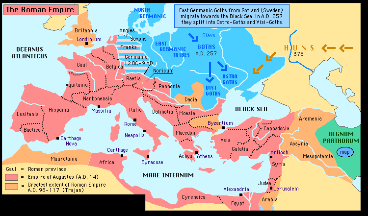 imperiul roman front